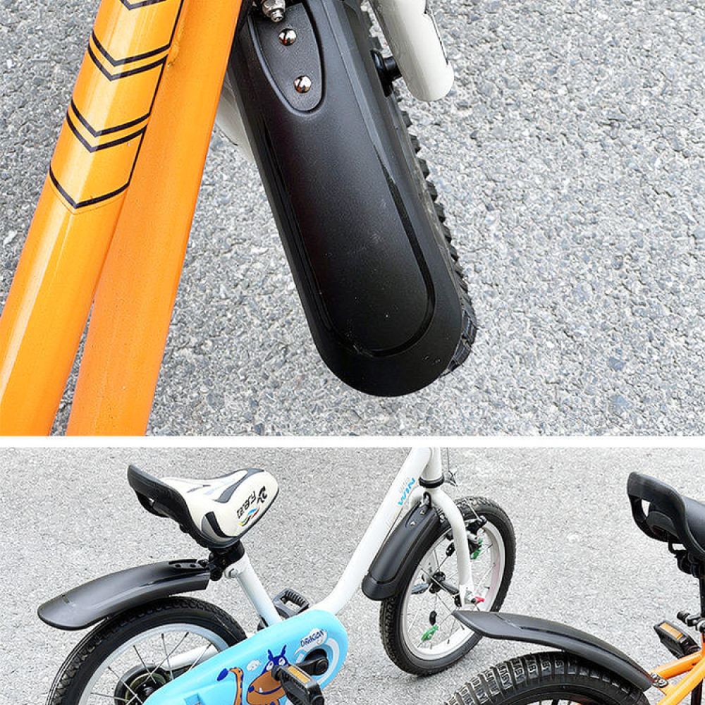 Cycling Gear And Equipment - 子供用自転車用、強化型泥除け。14インチ、16インチ、18インチに対応。雨除けとしても使用可能。サイクリングやスポーツ時の安全を確保する自転車用具。