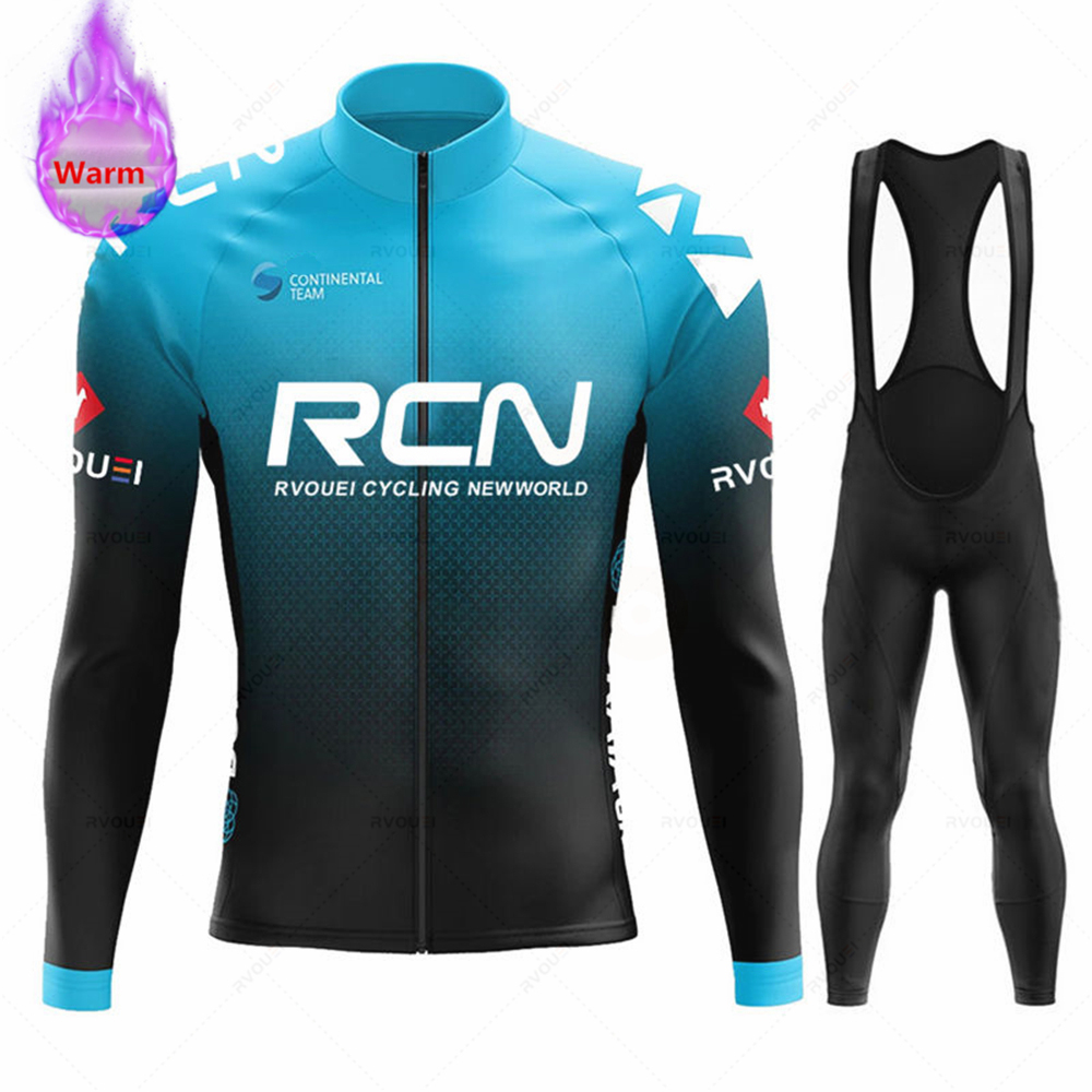 Rvouei チーム冬サーマルフリースサイクリングジャージセ - Cycling Gear Brands のレビューと価格