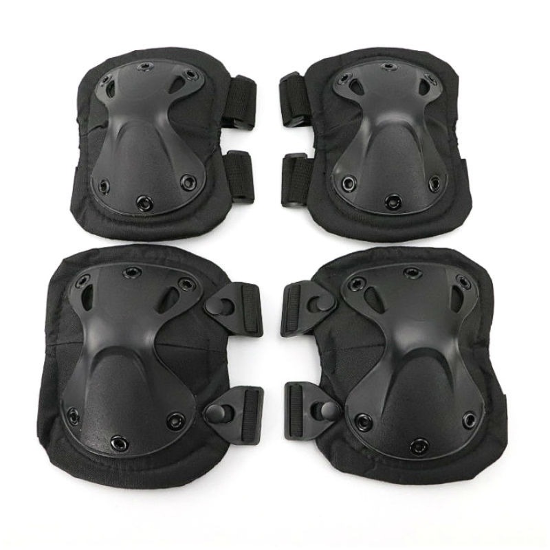戦術用膝と肘パッド、スポーツファンのクロールトレーニング用具 - Cycling Gear And Equipment のレビューと価格