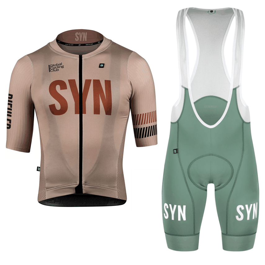 メンズ半袖サイクリングジャージとビブショーツ,高品質の柔らか - Cycling Bib Shorts のレビューと価格