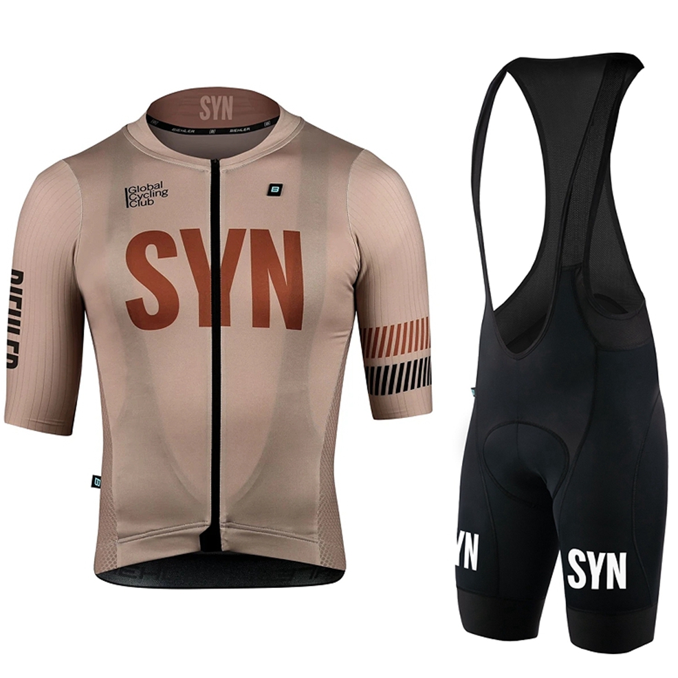メンズ半袖サイクリングジャージとビブショーツ,高品質の柔らか - Cycling Bib Shorts のレビューと価格