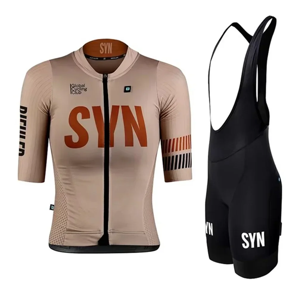 夏 SYN チームサイクリングセット女性シンジケート半袖ジャ - Cycling Bib Shorts のレビューと価格