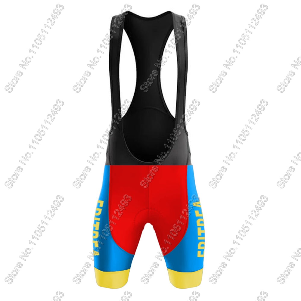 2025年エリトリア代表チームサイクリングジャージセット半袖 - Cycling Bib Shorts のレビューと価格